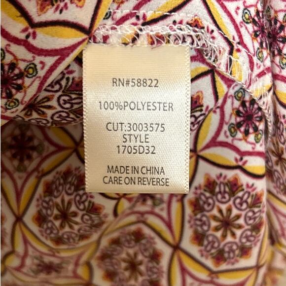 Max Studio women's M lightweight long sleeve square neck boho blouse new - Picture 4 of 6